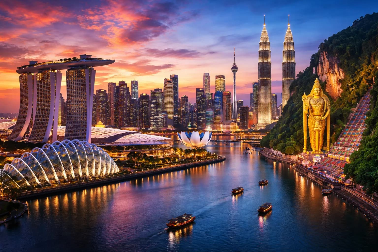 Singapore and Malaysia Tour Packages from Hyderabad