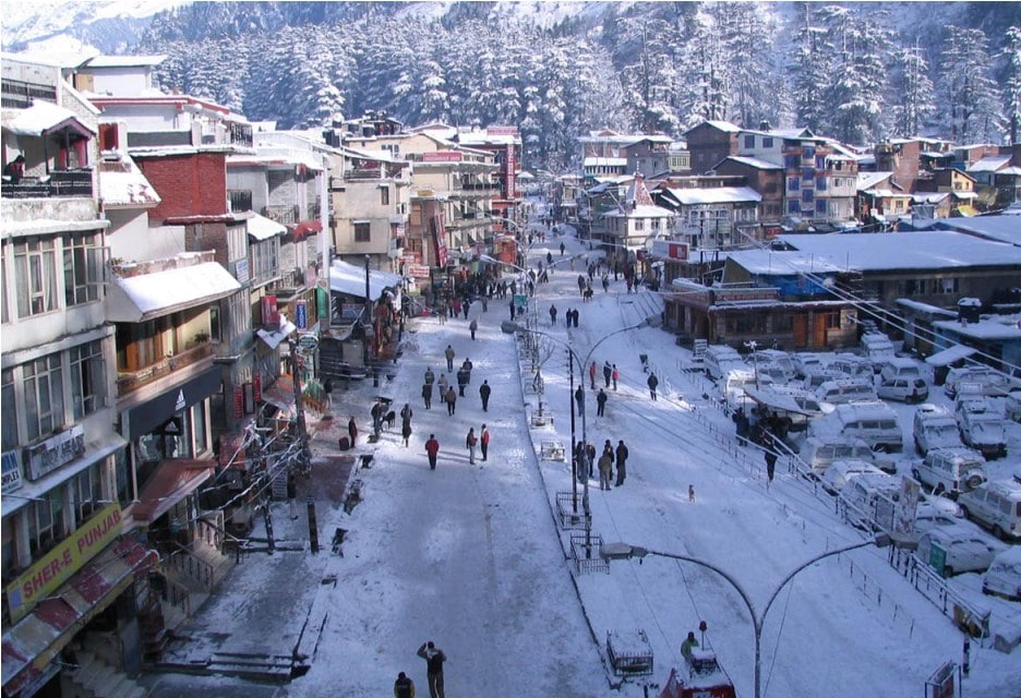 Mall Road  - Shimla Manali Tour Packages
