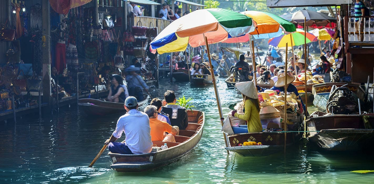 Floating Markets in Thailand - Thailand trip packages