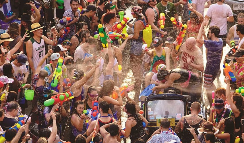Songkran Festival in Thailand - Thailand holiday packages from Chennai
