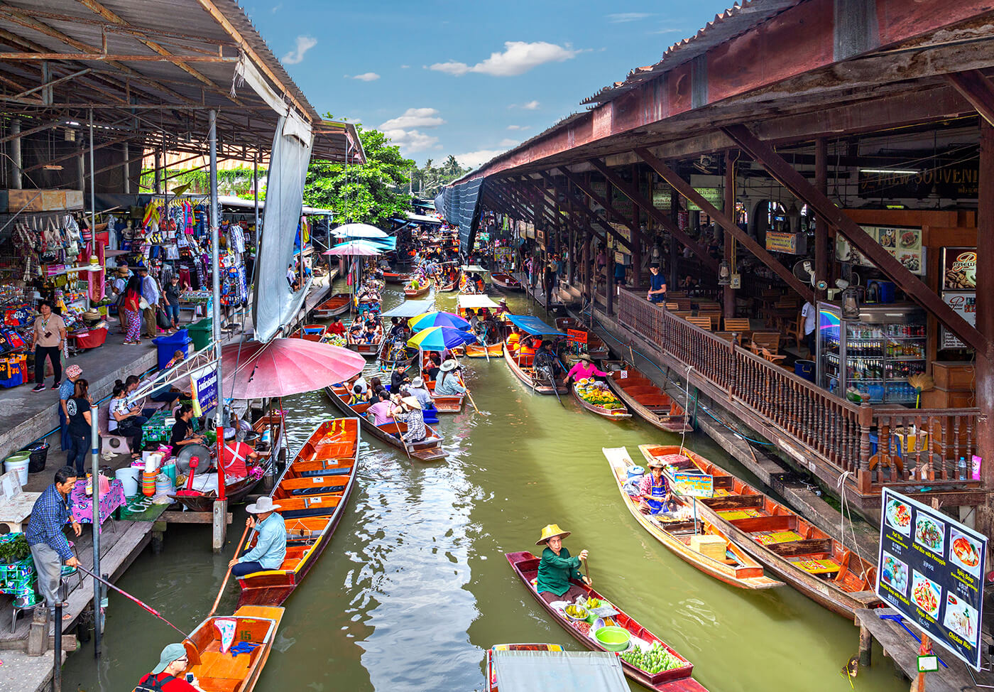 Floating Market - Thailand Trip Packages from Nagpur 
