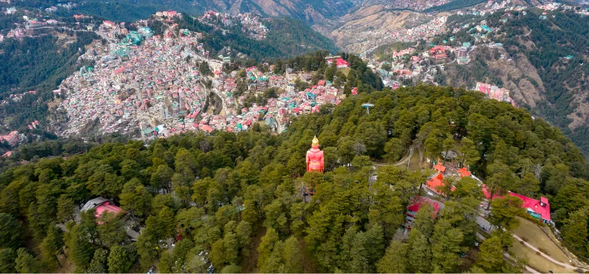 Jakhu Templee - Shimla Manali Holiday Packages 