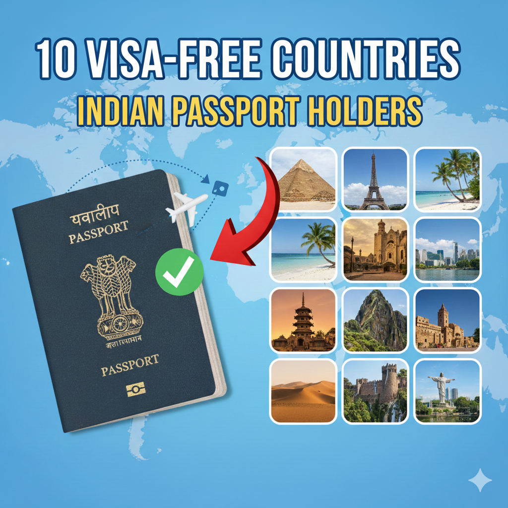 10 Visa-Free Countries Indian Passport Holders Can Visit in 2026