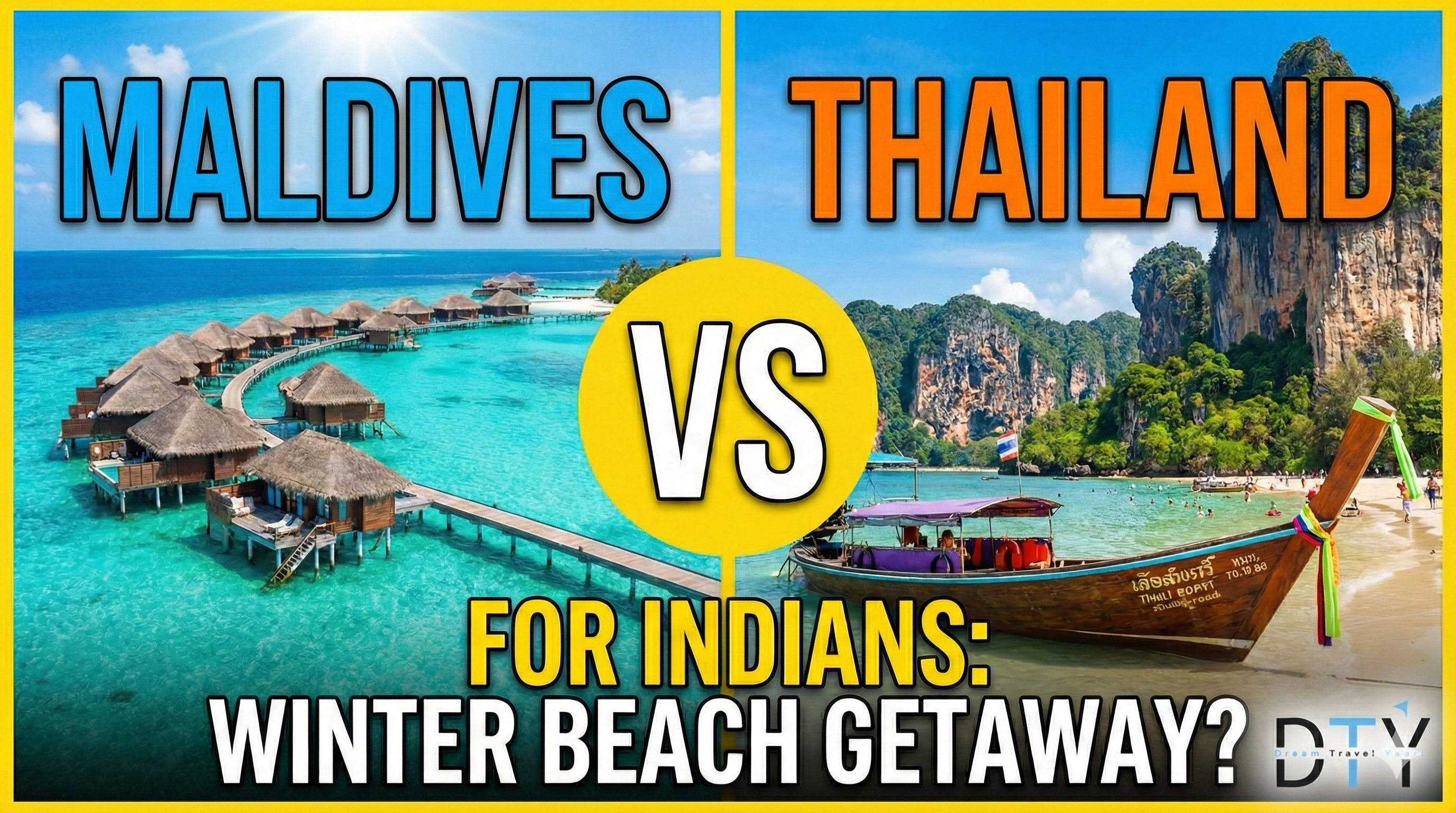 Maldives vs Thailand: Which is Better Winter Beach Getaway