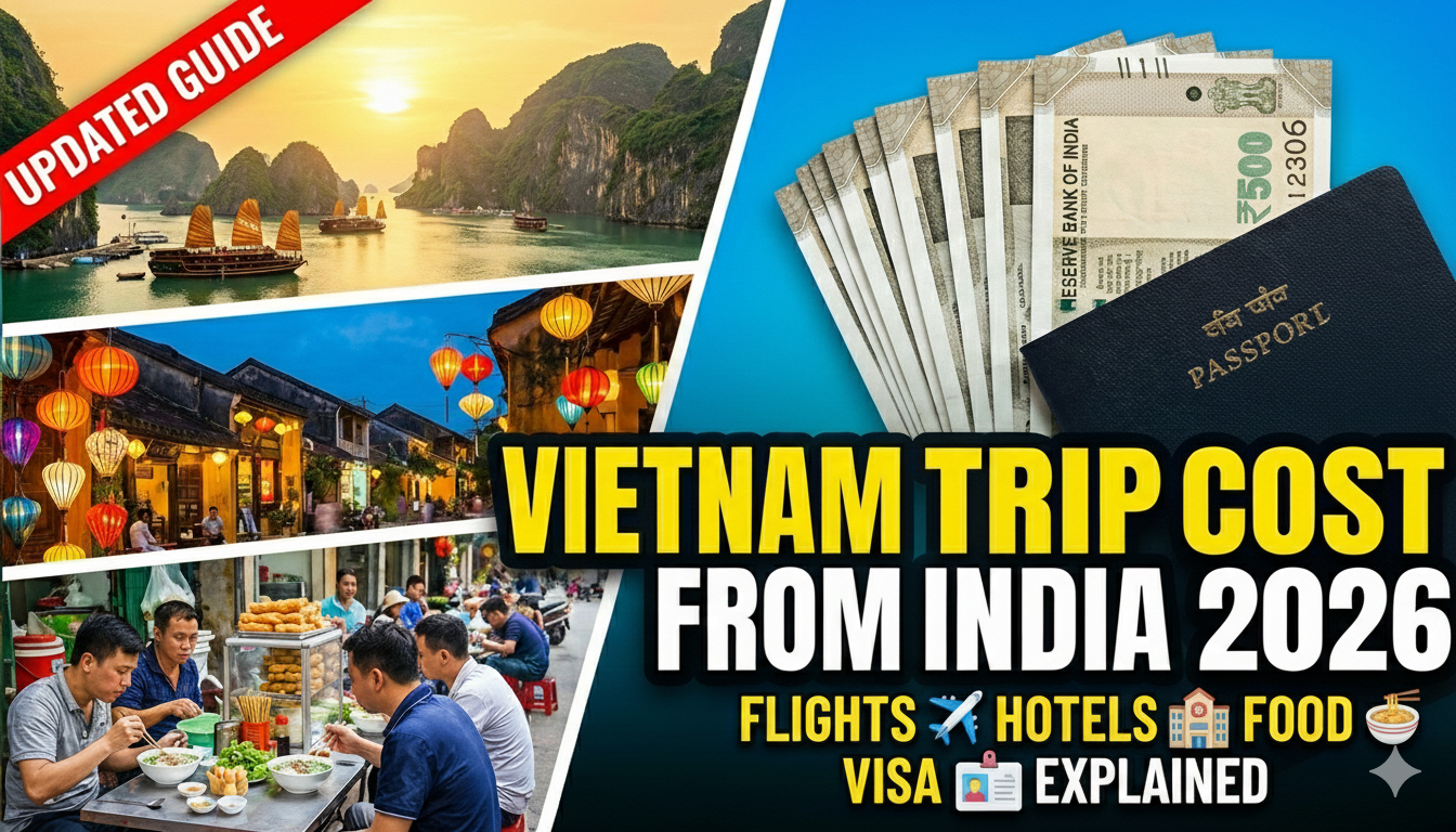 Vietnam Trip Cost from India in 2026: Flights, Hotels, Food & Visa Explained
