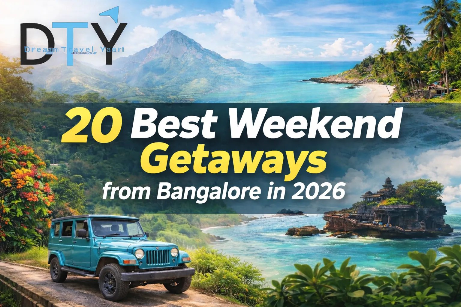 20 Best Weekend Getaways from Bangalore in 2026 