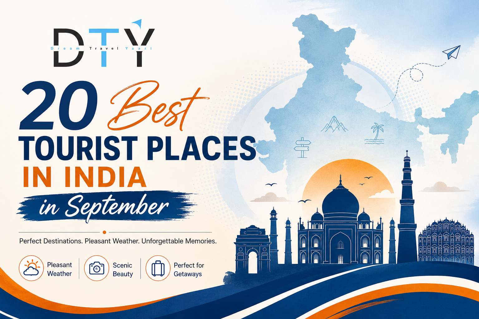 20 Best Tourist Places in India to Visit in September