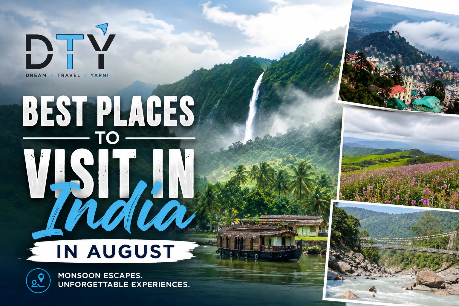10 Best Places To Visit In India In August 2026