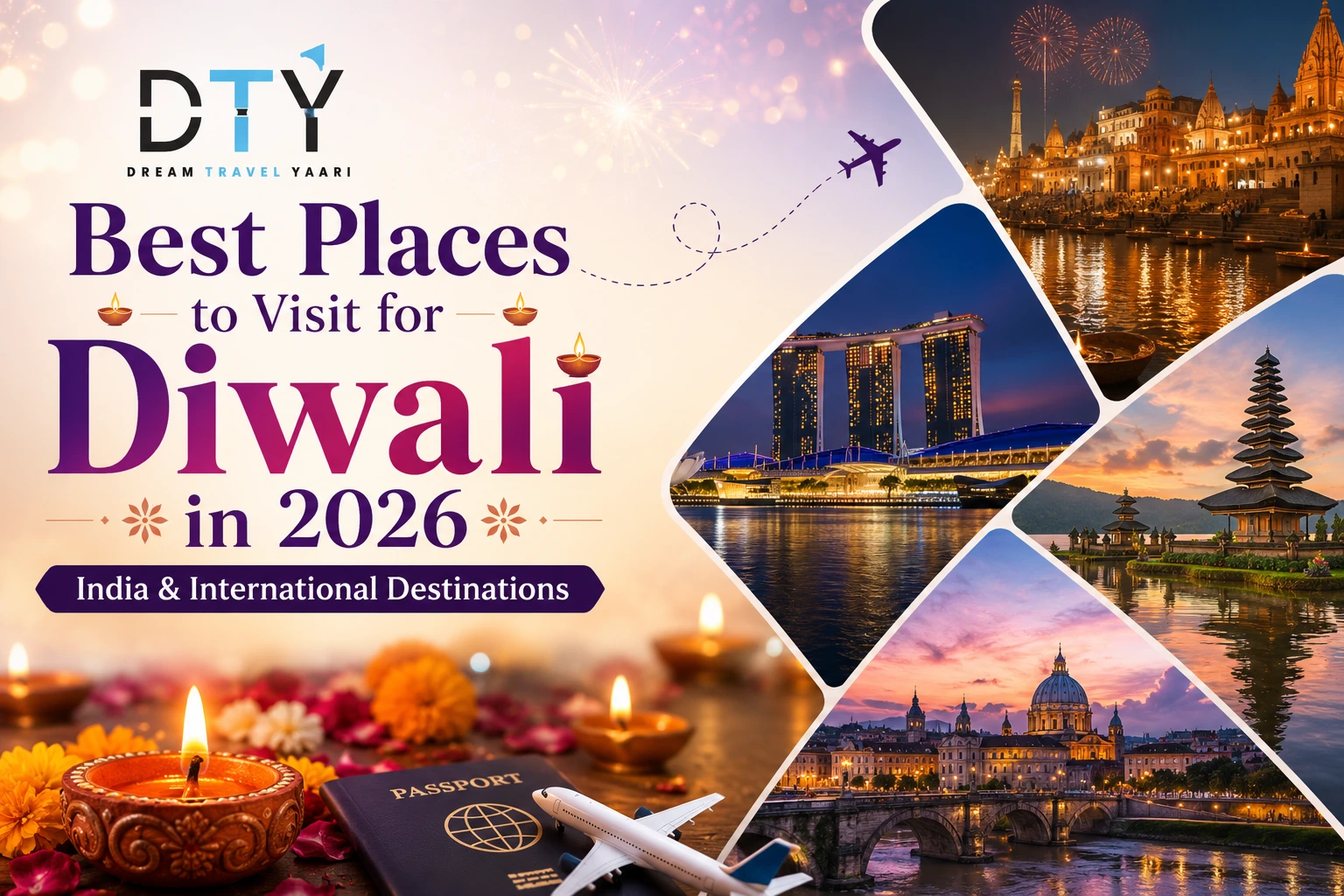 20 Best Places to Visit During Diwali Holidays | India & International Destinations