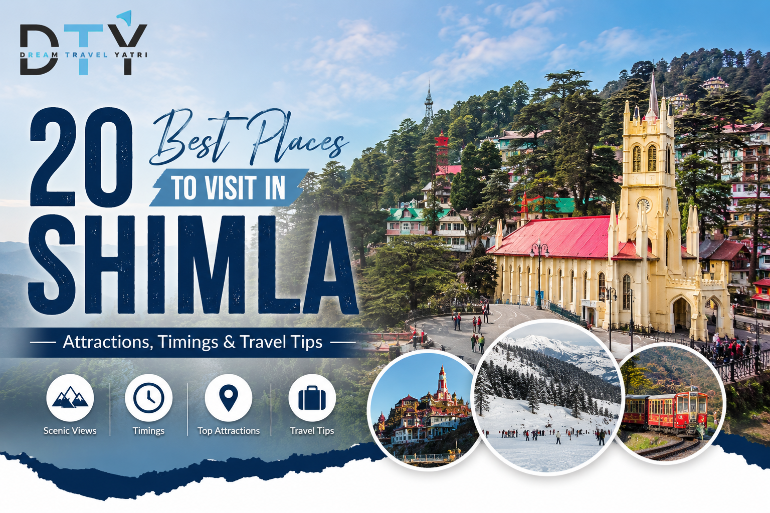 20 Best Places to Visit in Shimla: Attractions, Timings & Travel Tips